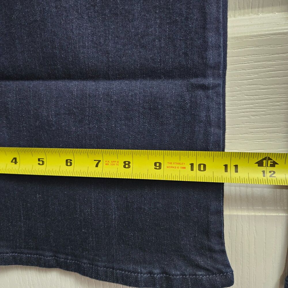 New Universal Standard Flare Sava High Rise Indigo Sz 16 Tall 33" Inseam - Picture 9 of 10